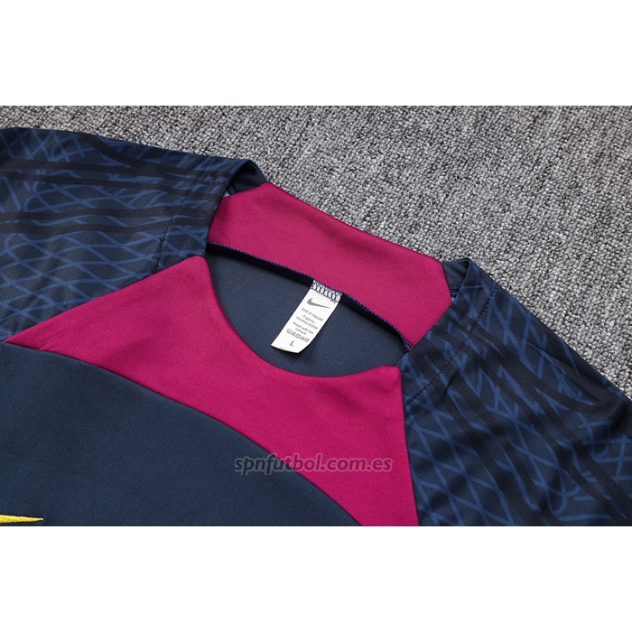 Chandal del Paris Saint-Germain Manga Corta 2023-2024 Azul - Pantalon Corto
